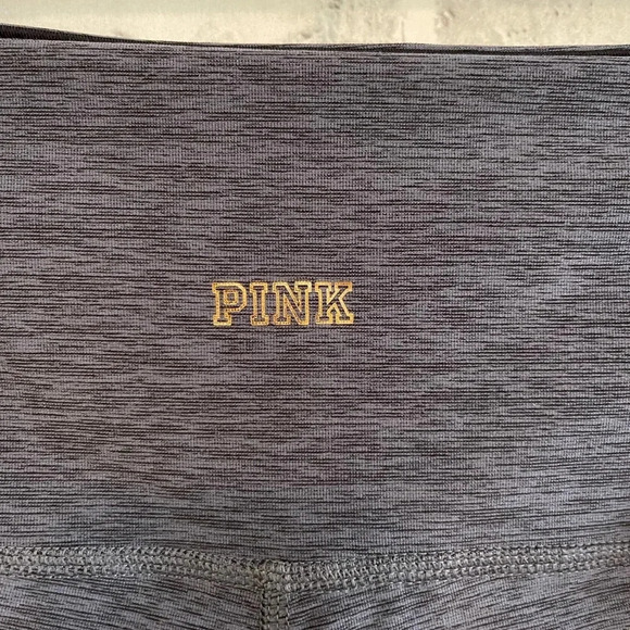 NWT! Victoria’s Secret PINK gray Heather high waist distressed leggings Small - Picture 5 of 7